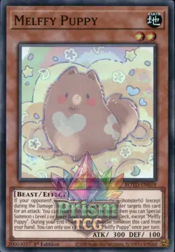 1st ed Melffy Puppy super rare ROTD-EN019 Yugioh - Image 1