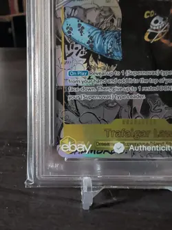 2025 One Piece OP10 EN Manga Alternate Art #119 Trafalgar Law PSA 10 GEM MINT - Image 5