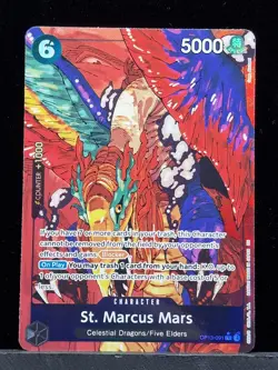 St. Marcus Mars (Alternate Art) OP13-091 Carrying On His Will Foil One piece TCG - Image 1