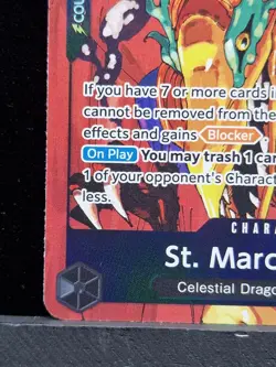 St. Marcus Mars (Alternate Art) OP13-091 Carrying On His Will Foil One piece TCG - Image 4