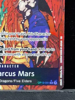 St. Marcus Mars (Alternate Art) OP13-091 Carrying On His Will Foil One piece TCG - Image 5