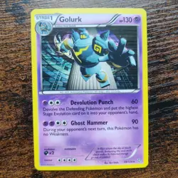 Golurk 59/124 - LP HOLO RARE BW Dragons Exalted - Pokemon 2012 TCG Card (A) - Image 1