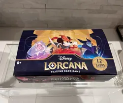 Disney Lorcana The First Chapter Booster Box With 24 Booster Packs 1st Print CM2 - Image 1