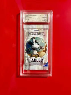 💫 Disney Lorcana - Fabled - Booster Pack - Graded 10 ENG 💫 Steamboat Pilot PSA - Image 1