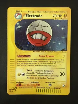 2003 Pokemon Electrode Aquapolis Holo H7 - LP+ - Image 1