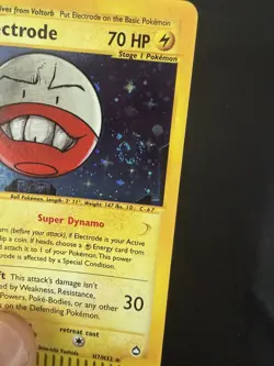 2003 Pokemon Electrode Aquapolis Holo H7 - LP+ - Image 2