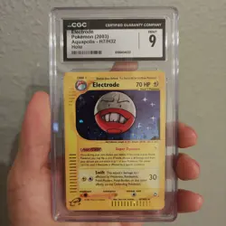 2003 Pokemon Aquapolis Holo Electrode #H7 CGC 9 MINT - Image 2