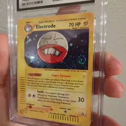 2003 Pokemon Aquapolis Holo Electrode #H7 CGC 9 MINT - Image 5
