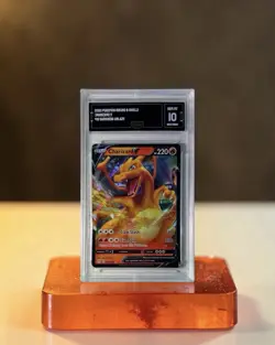 Pokemon Charizard V 19/189 2023 Darkness Ablaze Card GMA GEM Mint 10 - Image 1
