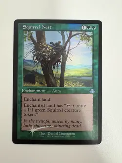 Squirrel Nest Foil Retro Frame MTG Magic the Gathering Card NM Near Mint DMR - Image 1