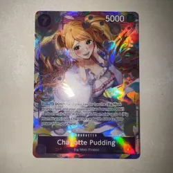 ONE PIECE TCG CHARLOTTE PUDDING SR ALT ART PRB02-010 ENGLISH Card Game CCG - Image 1