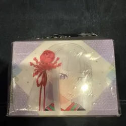 Re Zero Emilia Deck Box With Divider Sealed Brand New For Cards Yugioh Pokemon - Image 1