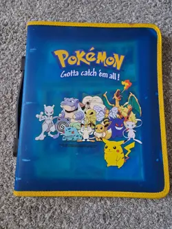 Pokemon card holder with cards - Image 1