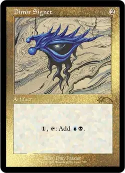 MTG English Dimir Signet (Foil Etched) NM Foil Secret Lair - Image 1