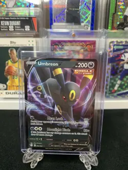 Umbreon V 094/203 Ultra Rare Holo Single Strike Evolving Skies Pokemon TCG Card - Image 1