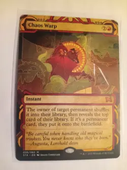 MTG Chaos Warp magic the gathering strixhaven Mystical Archives - Image 1