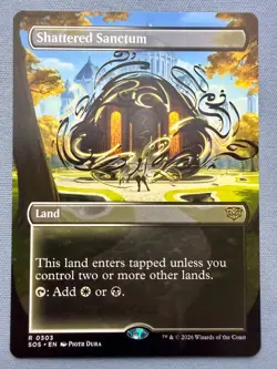 Shattered Sanctum (Extended Art) - MTG: Secrets of Strixhaven SOS #303 NM - Image 1