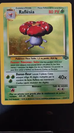 Carte pokemon Raflesia (JU 15) Jungle Francais Pokemon 240702A - Image 1