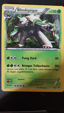 Blindepique (KSS 5) XY Kalos Starter Set Pokemon FRANCAIS 240702A - Image 1
