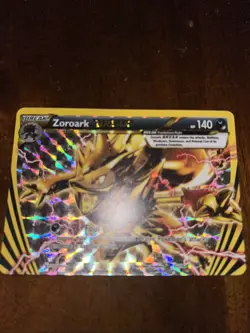 Pokemon TCG Zoroark Ultra Rare Holo Card 92/162 Breakthrough XY - Image 2