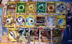 HUGE Pokemon GOLD/SECRET RARE Ultra Rare Holo Foil Card Lot of 17- NM-Mint - Image 1