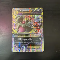 Mega Tyranitar EX 2015 Ultra Rare Mint Condition big card 92/98 ancient origins - Image 1