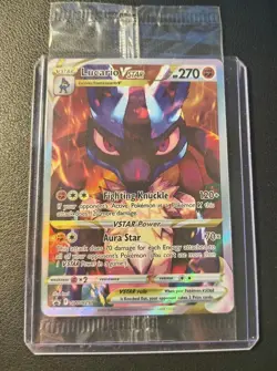 Lucario VSTAR SWSH291 SWSH: Sword & Shield Promo Cards Holo Sealed New - Image 1