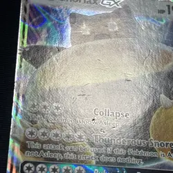 2016-21 Pokemon Sun and Moon Black Star Promos #SM05 Snorlax GX MP See Descrptin - Image 3