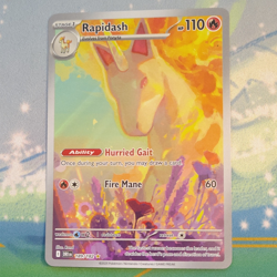 The Pokemon Company Rapidash 189/182 Sv10 Destined Rivals IR Holo English 2025 - Image 1