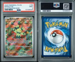2025 Pokemon Journey Together 160 Maractus Illustration Rare Psa 9 Holo Full Art - Image 1