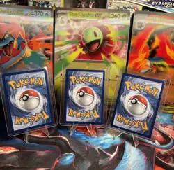 Pokemon TCG Mega Meganium Emboar Feraligatr MEP 034 035 036 Regular+Jumbo Promo - Image 2