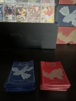 Primal Kyogre and Groudon Primal Clash ETB card sleeves (65x2) - Image 1