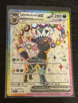 Pokemon TCG Prismatic Evolutions Umbreon 176 & Espeon 175 Ultra Rare Promo NM - Image 2