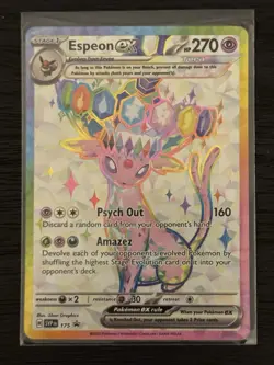 Pokemon TCG Prismatic Evolutions Umbreon 176 & Espeon 175 Ultra Rare Promo NM - Image 4