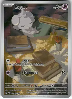Espurr 095/088 Holo Illustration Rare Perfect Order Pokemon Near Mint - Image 1