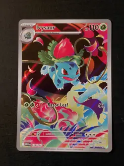 Pokemon Mega Evolution Ivysaur 134/132 Illustration Rare - Image 1