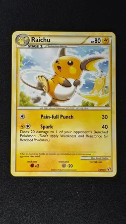 RAICHU | 33/90 | UC NM/M | HGSS UNDAUNTED - Image 1