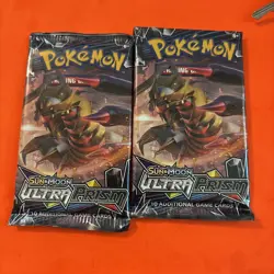 Pokemon TCG Sun & Moon Ultra Prism Booster Packs Sealed (2) pack lot - Image 1