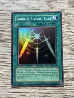 Konami Yu-Gi-Oh Swords of Revealing Light LOB-101 Super Rare Foil Eng - Image 1