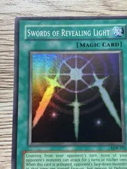 Konami Yu-Gi-Oh Swords of Revealing Light LOB-101 Super Rare Foil Eng - Image 2