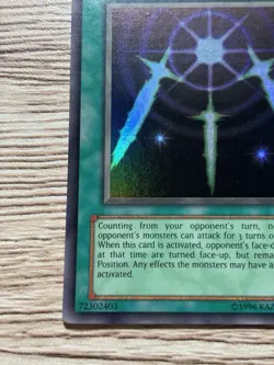 Konami Yu-Gi-Oh Swords of Revealing Light LOB-101 Super Rare Foil Eng - Image 5