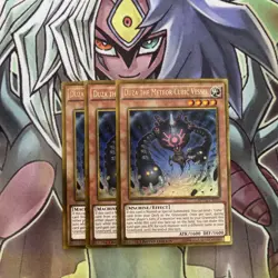 MVP1-ENGV1 x3 Duza the Meteor Cubic Vessel Gold Rare Excellent Conditon Yugioh - Image 1