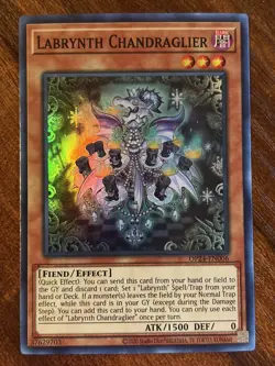 Yu-Gi-Oh! Labrynth Chandraglier OP24-EN006 - Super Rare - Near Mint! - Image 1