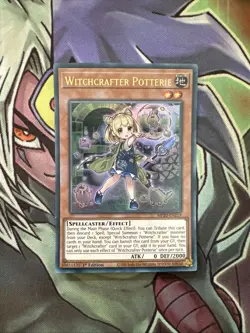 MP20-EN219 Witchcrafter Potterie Ultra Rare 1st Edition NM Yugioh Card - Image 1
