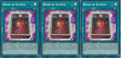 *** 3X BOOK OF ECLIPSE 3X *** PLAYSET SECRET RARE 1ST EDITION BLMR-EN090 YUGIOH! - Image 1
