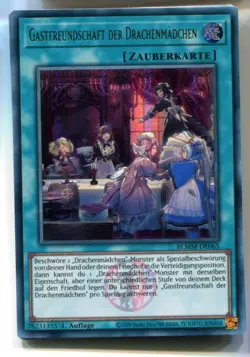 Yu-Gi-Oh! Gastfreundschaft der Drachenmadchen Ultra Rare BLMM-DE065 - Image 1