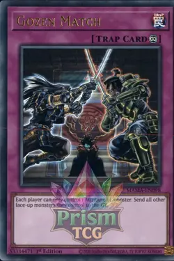 1st ed Gozen Match ultra rare MAMA-EN098 Yugioh - Image 1