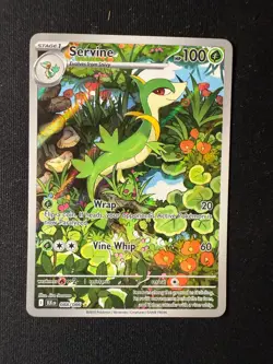 Pokemon TCG Servine 088/086 Illustration Rare Holo – Black Bolt – Near Mint - Image 1
