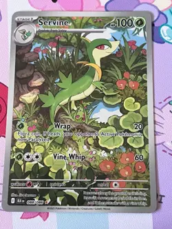 Servine 088/086 Pokemon TCG Black Bolt Illustration Rare Card English - Image 1