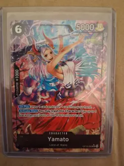 One Piece CCG Yamato OP16-098 Super Rare Holo Alt Art 5000 Power Cost 6 EN - Image 1